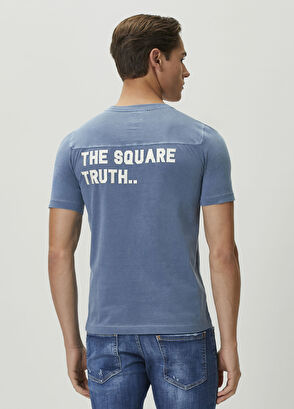 Dsquared2 Lacivert Yazı Nakışlı T-shirt - 4