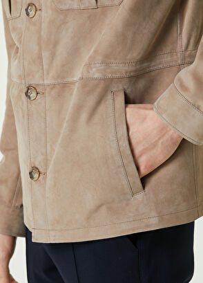 Beymen Club Bej Safari Süet Ceket - 7
