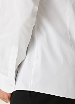 Dolce&Gabbana Beyaz Poplin Smokin Gömleği - 6