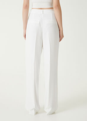 Beymen Club Beyaz Palazzo Pantolon - 5