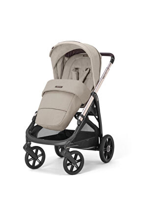 Aptica Glam Pashmina Beige Stantlı 4'lü Seyahat Sistem Bebek Arabası - Görsel 4