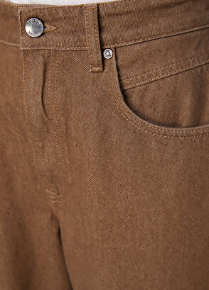 Beymen Club Tapered Fit Brown Jeans - 7