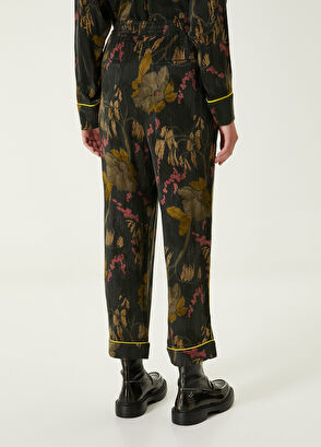 Beymen Club Haki Çiçekli Pijama Pantolon - 5