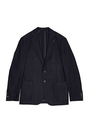 Beymen Club Koyu Lacivert Yün Kaşe Blazer - 9