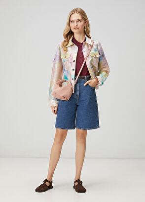 Beymen Club Bordo Kısa Kol İpek Hırka - 3