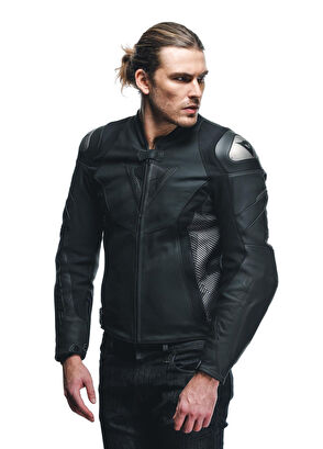 Dainese Avro 5 Blk Anthracite Deri Erkek Motosiklet Montu - 6