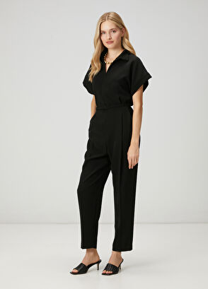 Beymen Club Siyah Kemer Detaylı Tulum - 3