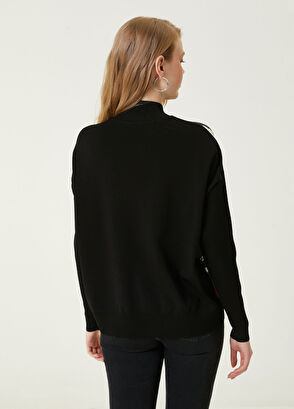 Beymen Club Siyah Desenli Twill Garnili Kazak - 6