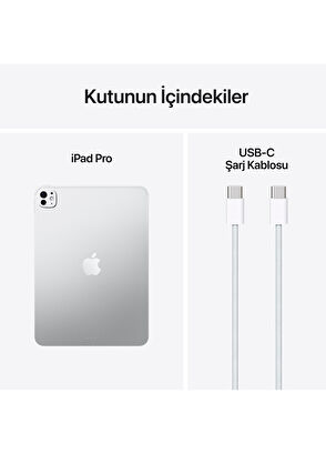 Apple iPad Pro M5 Wi-Fi 256GB 11" Standart Cam Gümüş Tablet MDWL4TU/A - 6