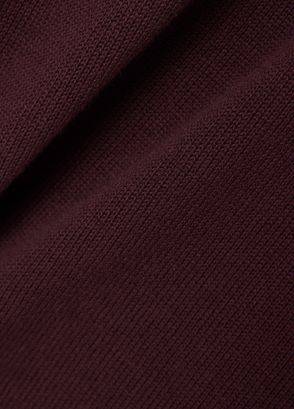 Lacoste Bordo Pamuklu Yarım Fermuarlı Regular Fit Erkek Kazak - 7