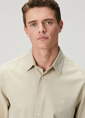 Beymen Club Comfort Fit Beige Shirt - 7