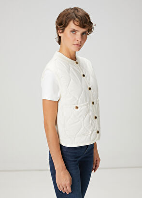 Beymen Club Ekru Bomber Yelek - 3