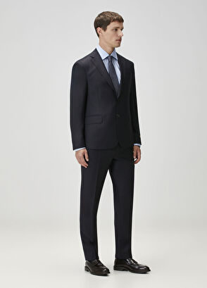 Lacivert Yün Takım - Görsel 7