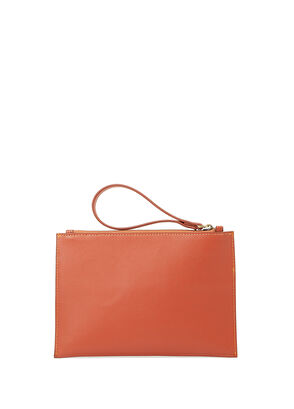 Beymen Club Turuncu Bio Vegan Deri Kadın El Portföyü - 4