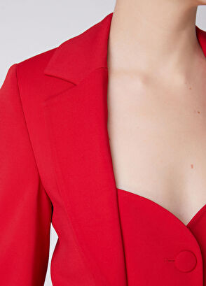 Beymen Club Red False Vest Detailed Evening Jacket - 8