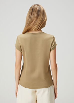 Beymen Club Açık Haki T-shirt - 5