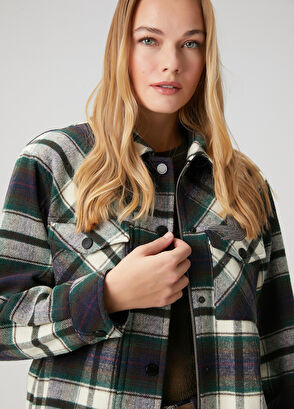 Beymen Club Yeşil Ekoseli Ceket - 3