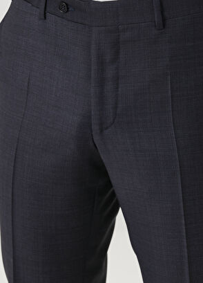 Koyu Lacivert Yün Takım Elbise - Görsel 9