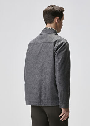 Beymen Club Grey Wool Outer Shirt - 5