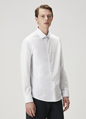 Beymen Club Comfort Fit Non Iron Mavi Beyaz Çizgili Gömlek - 5