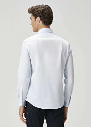 Beymen Club Comfort Fit Light Blue Non-Iron Shirt - 4