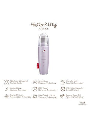 Geske Micro Akım Mor 9'u 1 Arada Cilt Temizleyici ve Siyah Nokta Giderici Bakım Cihazı - 6