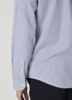 Beymen Club Comfort Fit Mavi Beyaz Gömlek - 7