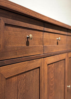 Wood Mood Works Armoni Kakao Solid Wood Console - 3