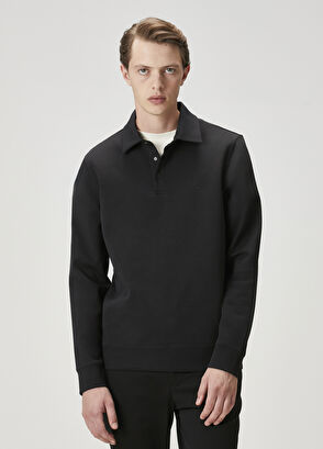 Beymen Club Comfort Fit Siyah Polo Sweatshirt - 3