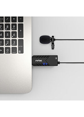 Fifine K053 Usb Siyah Yaka Mikrofonu - 5