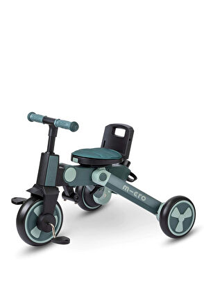 4in1 Katlanabilir Yeşil Üç Tekerlekli 6 Ay - 6 Yaş Çocuk Bisikleti - Görsel 5