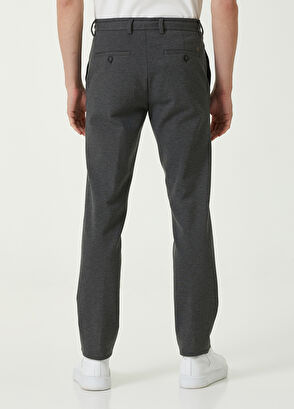 Beymen Club Gri Beli Kordonlu Nervürlü Örme Spor Pantolon - 3