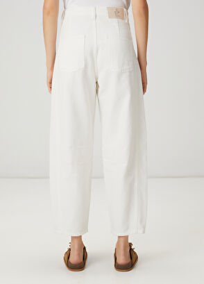 Beymen Club Slouchy Ecru Jeans - 4