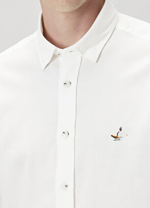 Comfort Fit White Shirt Beymen Club Comfort Fit White Shirt - 6