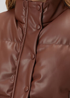 Beymen Club Brown Puffer Vest - 6