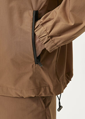 Beymen Club Deve Tüyü Kapüşonlu Deri Biyeli Mont - 7