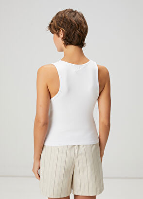 Beymen Club White Tank Top - 5