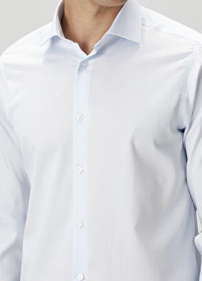 Beymen Club Comfort Fit Light Blue Non-Iron Shirt - 5