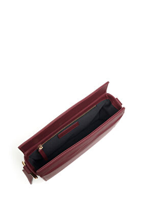 Aika Concept İstanbul Bordo Deri Kadın Omuz Çantası - 6