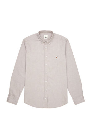 Beymen Club Slim Fit Vizon Oxford Gömlek - 8