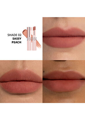 Yves Saint Laurent Lovenude Lip Blusher Kadifemsi Ruj 02 Sassy Peach - 9