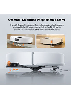 Roborock Q8 Max Pro White Smart Robot Vacuum Cleaner - 4