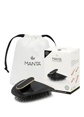 Manta Hair Original Black Gold Brush for Brittle Hair and Sensitive Scalp - 3