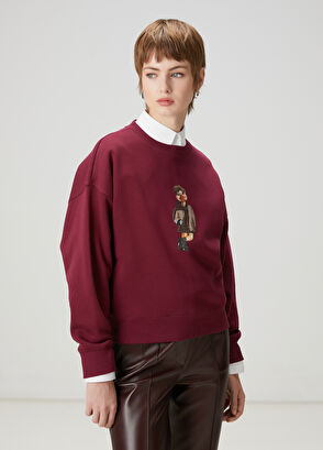 Beymen Club Bordo Ördek Nakışlı Sweatshirt - 4