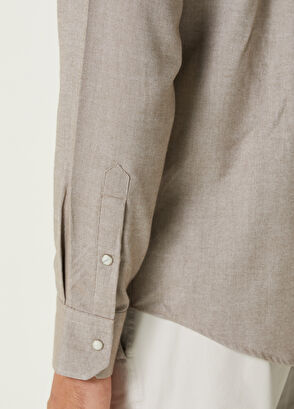 Beymen Club Comfort Fit Mink Oxford Shirt - 7