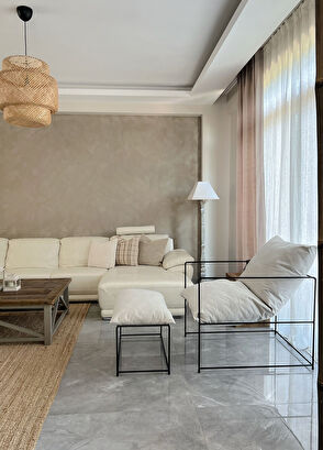 Foqlio Minimal Linen Armchair - 4