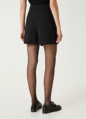 Beymen Club Siyah Anvelop Mini Şort Etek - 5
