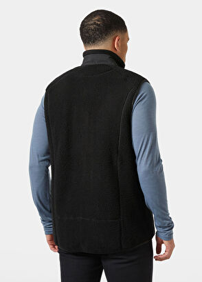 Helly Hansen Panorama Pile Block Siyah Erkek Polar Spor Yelek - 4