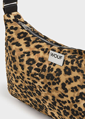 Wouf Feline Hobo Patterned Women's Shoulder Bag - 5
