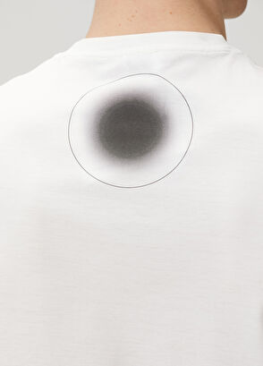 Pal Zileri Beyaz Logo Baskılı T-shirt - 6